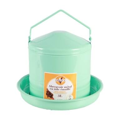Metal chicken drinker | Expoxy coated | (3 L)