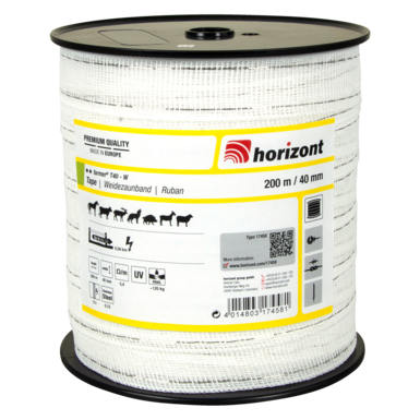horizont electric fence tape farmer® T40-W | 200 m | 40 mm