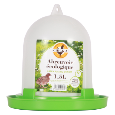 Plastic drinker for quails (1.5 L)
