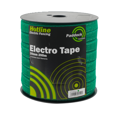 Hotline Paddock Essentials electro tape | 20mm x 200m