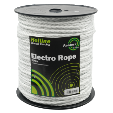 Hotline paddock essentials 6mm electro rope