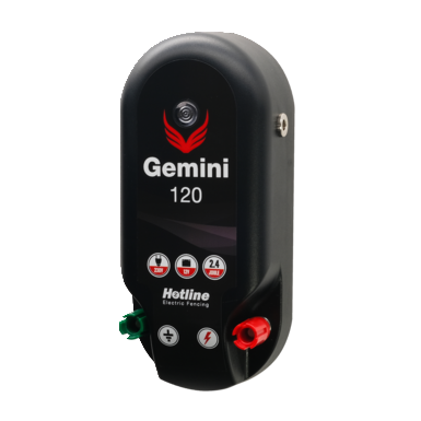 Hotline Gemini 120 energiser | 2.40J 12 volt & 230 volt input
