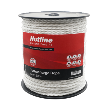 Hotline supercharge 6mm electro rope | 200m