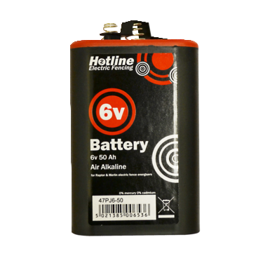 Hotline 6v spring top air alkaline battery | 6v 50amp/hr