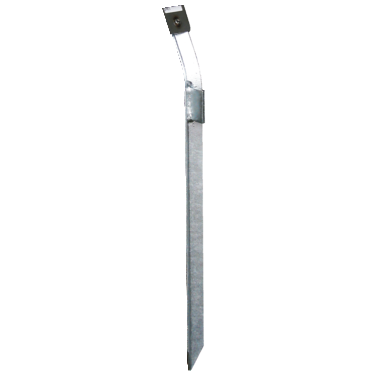 Hotline mounting stake for 10 and 20 watt panels