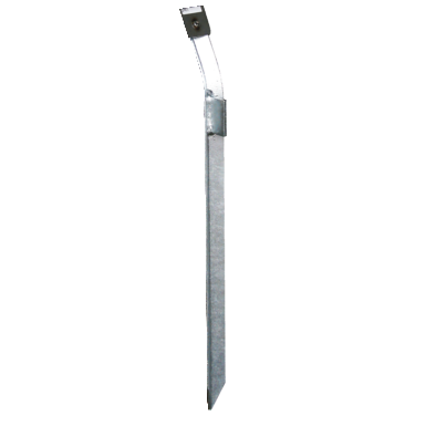 Hotline mounting stake for 10 and 20 watt panels