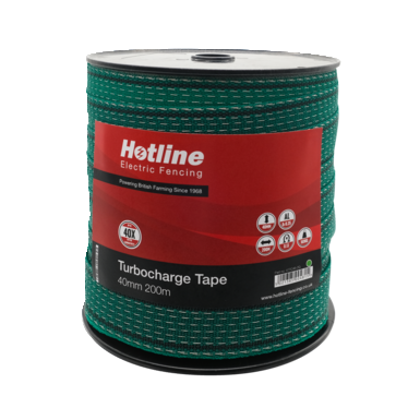 Hotline Turbocharge electro tape | 40mm x 200m