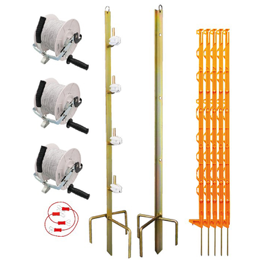 Hotline 500m supercharge polywire three reel system